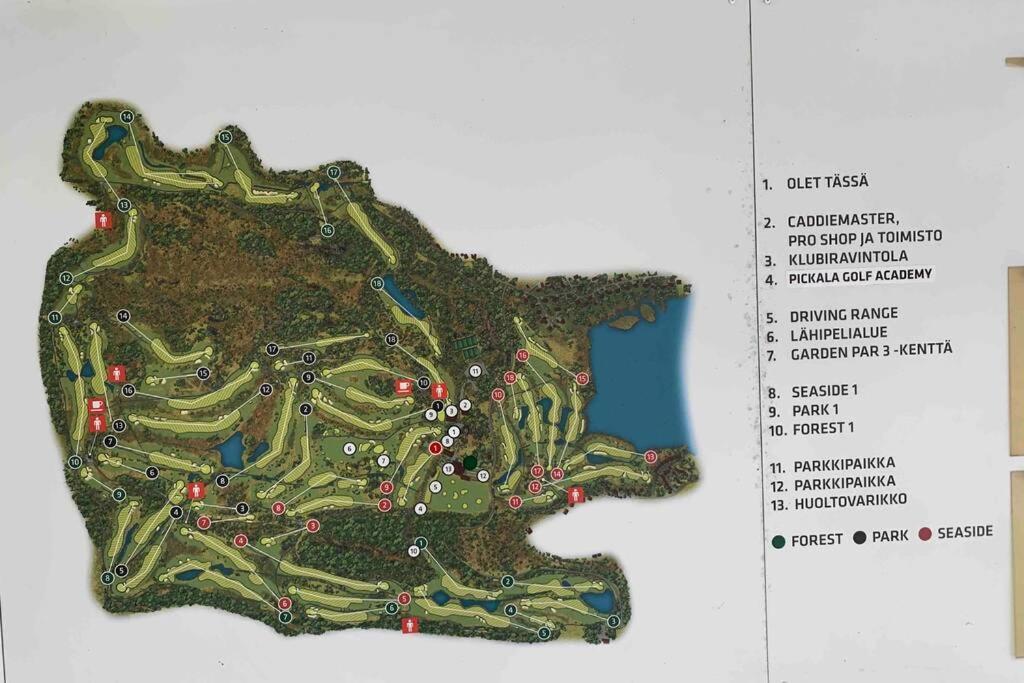 Golfapartment In Pickala Siuntio 外观 照片